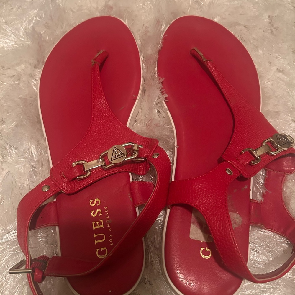 GUESS Red Women's Sandals